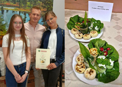 I miejsce dla Oliwii i Gabrieli w konkursie kulinarnym – gratulujemy…