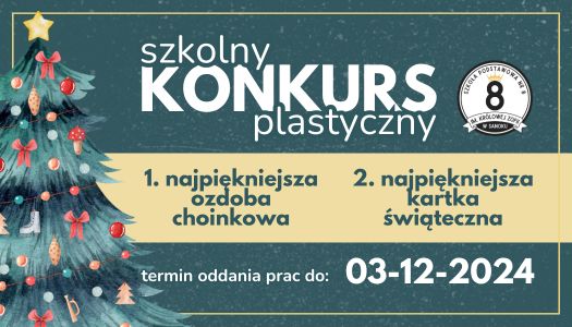 SZKOLNY KONKURS PLASTYCZNY – zapraszamy do udziału…