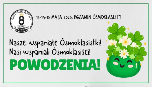 Egzamin Ósmoklasisty 2025 – CZAS START!