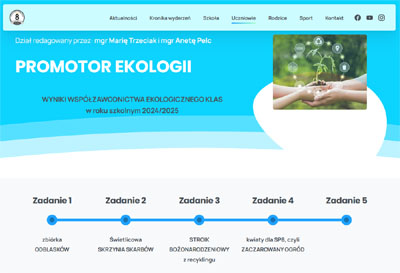 PROMOTOR EKOLOGII – wyniki zadania EKO 4 – „Kwiaty dla SP8, czyli ZACZAROWANY OGRÓD”