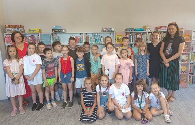 Przedwakacyjne wyjście 2B do Miejskiej Biblioteki Publicznej w Sanoku…