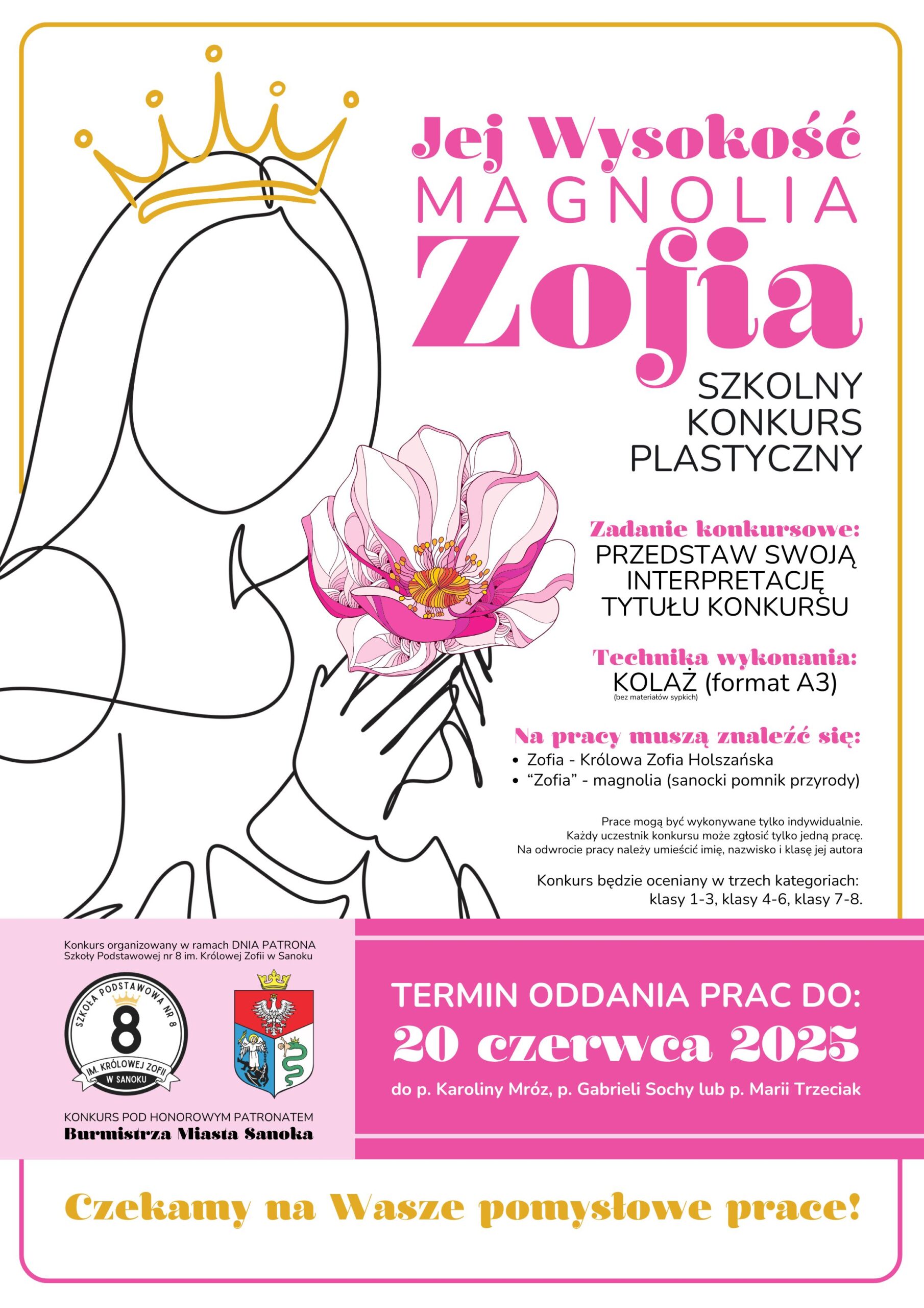 Nowy termin konkursu „JEJ WYSOKOŚĆ MAGNOLIA ZOFIA” pod honorowym patronatem Burmistrza Miasta Sanoka