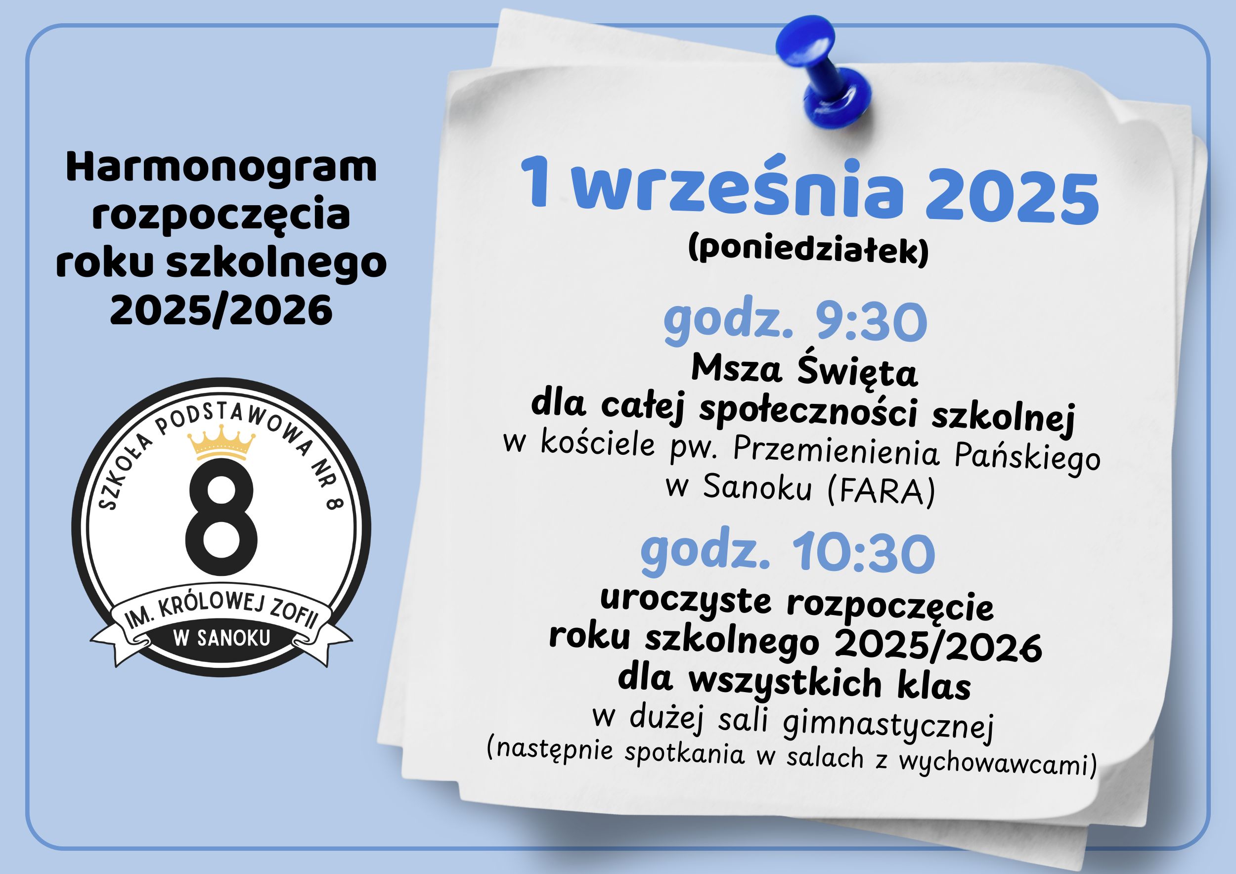Uroczyste rozpoczęcie roku szkolnego 2025/2026