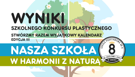 Znamy WYNIKI III edycji Szkolnego Konkursu Plastycznego „Stwórzmy razem wyjątkowy kalendarz”…