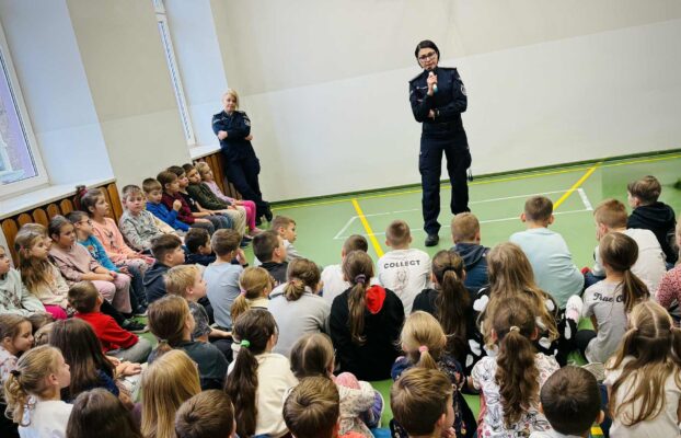 🚓Spotkanie z Funkcjonariuszami Policji w Sanoku👮