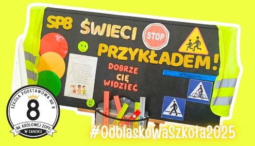 #OdblaskowaSzkoła – SP8 świeci przykładem!