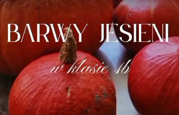 Uczniowie klasy 1b odkrywają uroki jesieni…