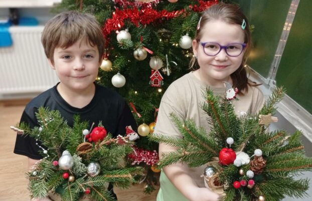 Świąteczna atmosfera zawitała do klasy 1B…