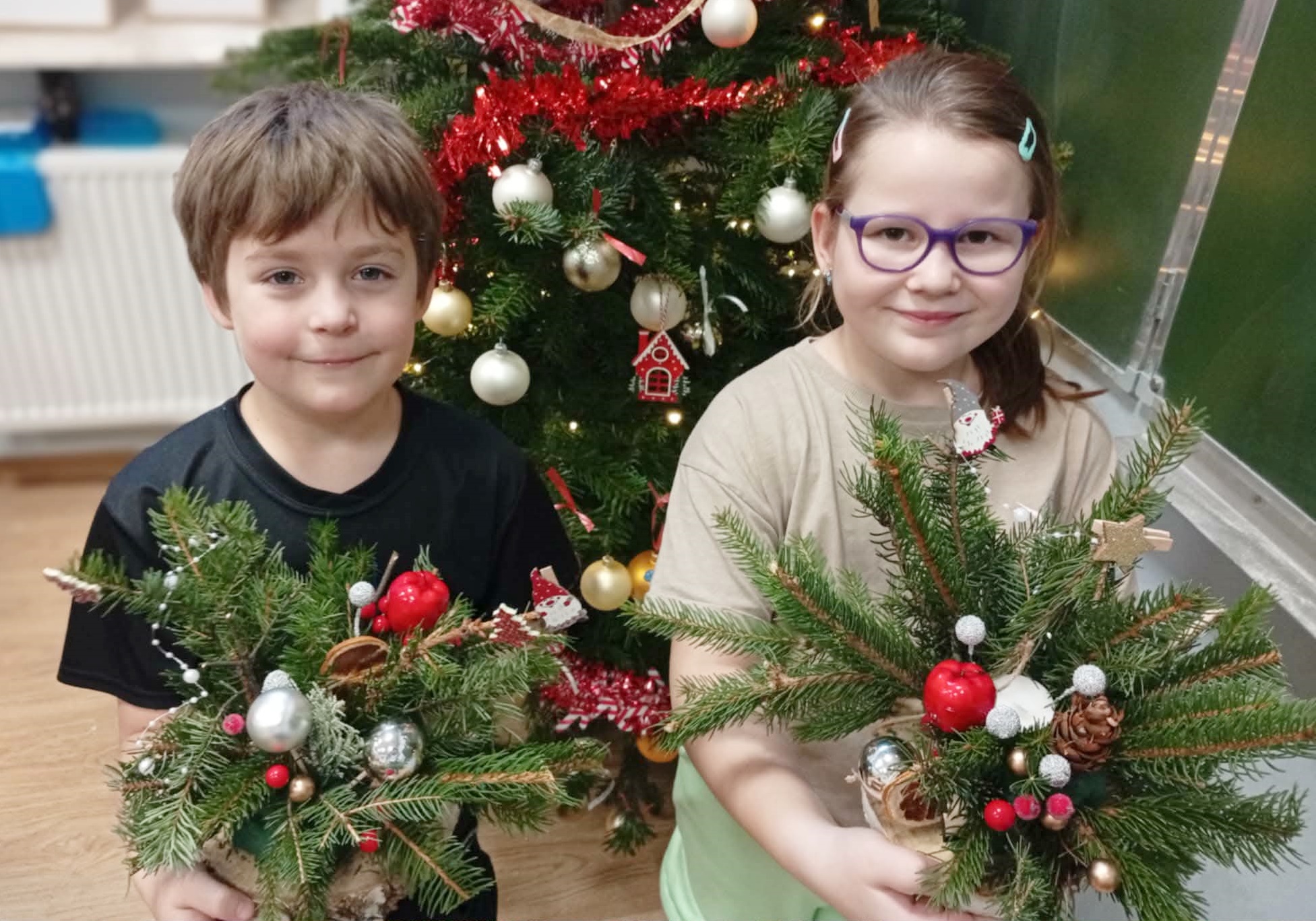 Świąteczna atmosfera zawitała do klasy 1B…