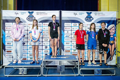Emilia DRUGA, a Róża TRZECIA podczas OTYLIA SWIM CUP…