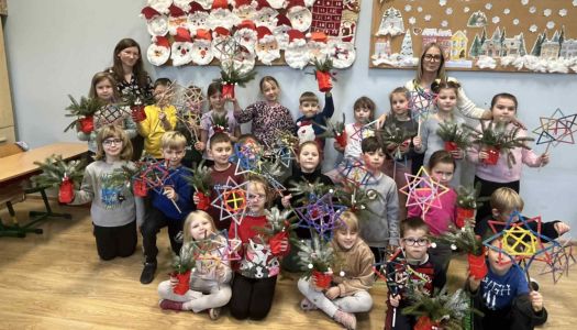 Świąteczne warsztaty w klasie 1A…