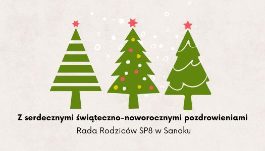 CZAS ŻYCZEŃ… kilka słów od naszej Rady Rodziców…