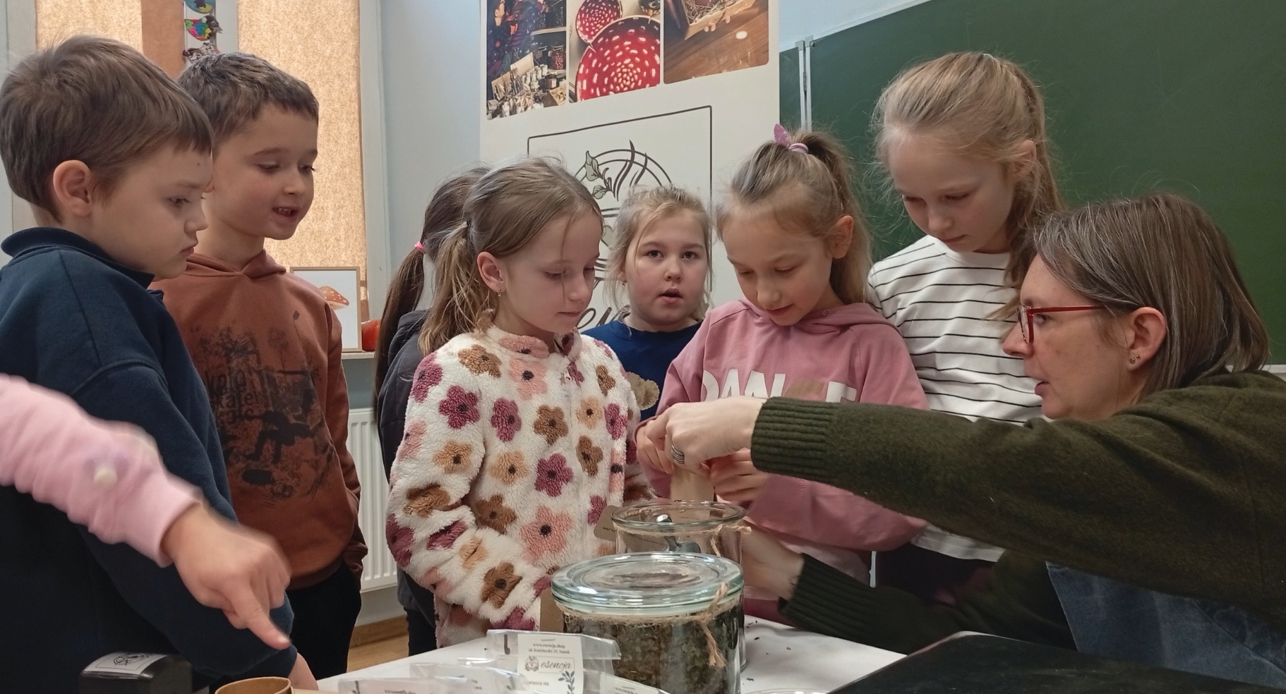 WARSZTATY HERBATY w klasie 1B…