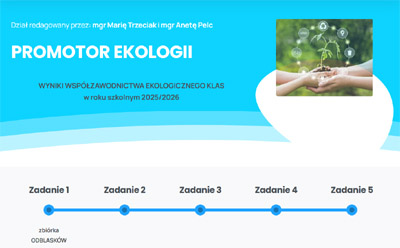 PROMOTOR EKOLOGII – wyniki zadania EKO 1 – „zbieramy ODBLASKI”…