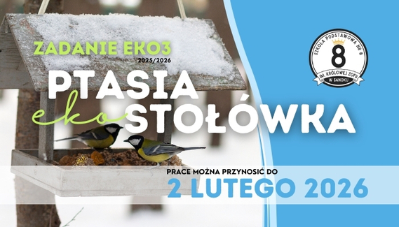 PROMOTOR EKOLOGII SP8 – zadanie EKO3 – EKOkarmnik dla ptaków…