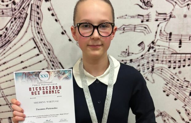 Muzyczne sukcesy naszej uczennicy Zuzanny Pietruszki