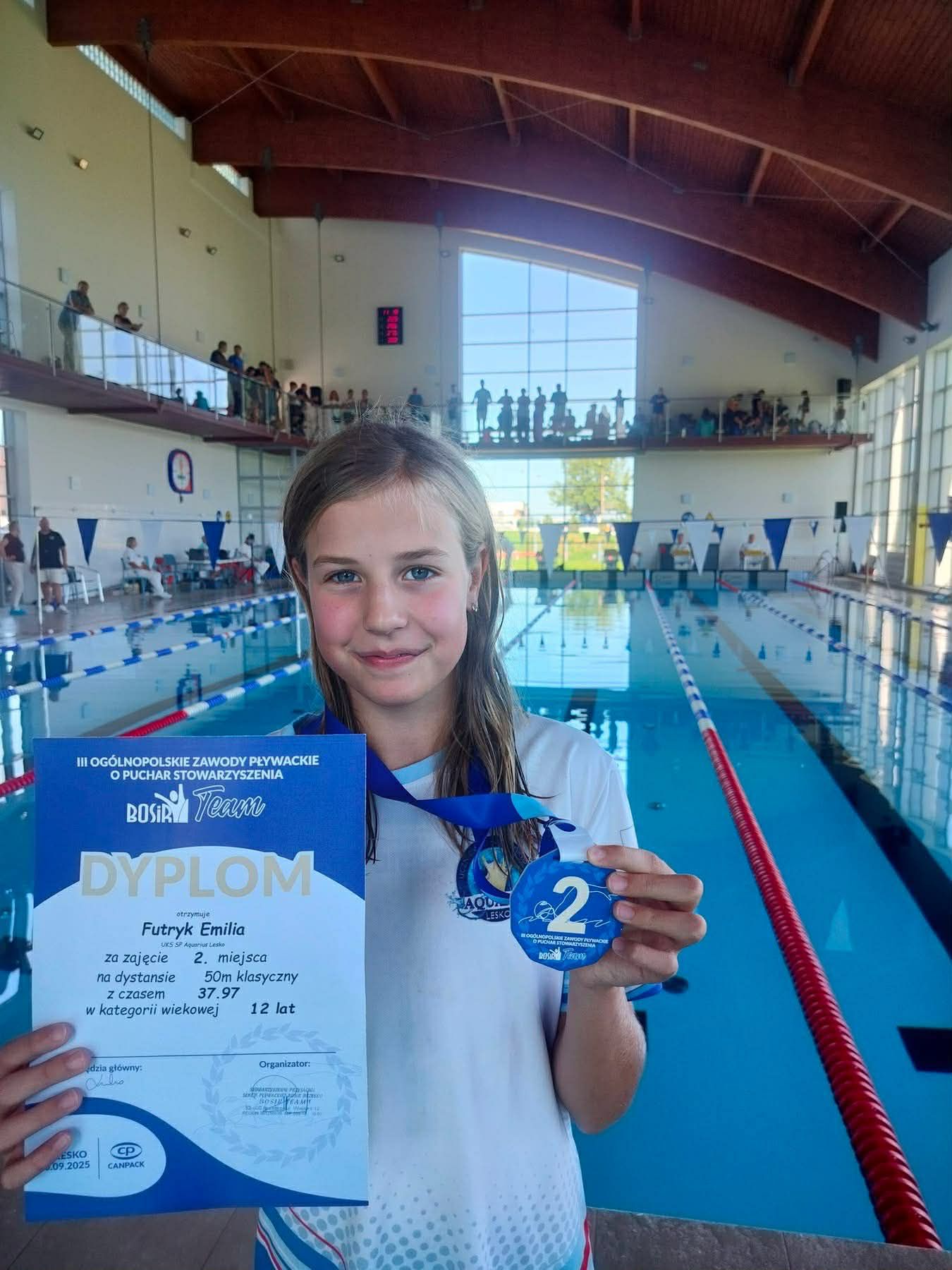 Nasze uczennice w Kadrze Wojewódzkiej w Pływaniu. Sukces Emilii i Róży!