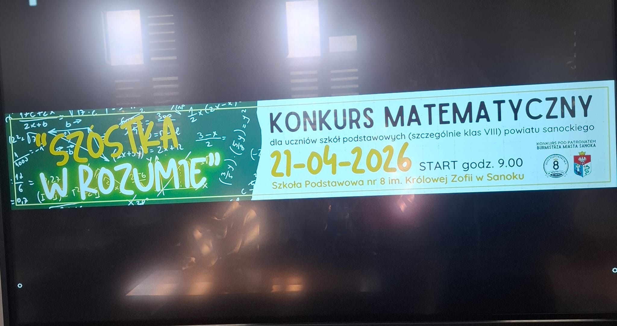 VIII edycja konkursu matematycznego „Szóstka w rozumie” pod patronatem Burmistrza Miasta Sanoka
