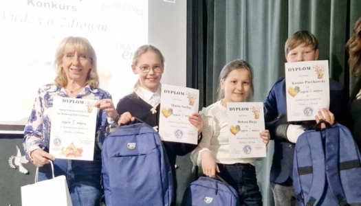 Nasi uczniowie NAJLEPSI w Powiatowym Konkursie „WIEDZY O ZDROWIU”!