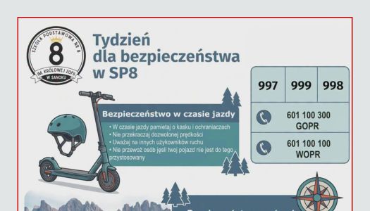 BEZPIECZEŃSTWO na pierwszym miejscu – uczniowie SP8 gotowi na wakacje!