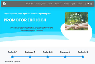 PROMOTOR EKOLOGII – wyniki zadania EKO1 – „KLOCKI-REAKTYWACJA”…