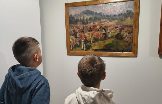 „Kresy w malarstwie polskim” – udział klas 4b, 5b, 5c, 7b i 8b w lekcji muzealnej
