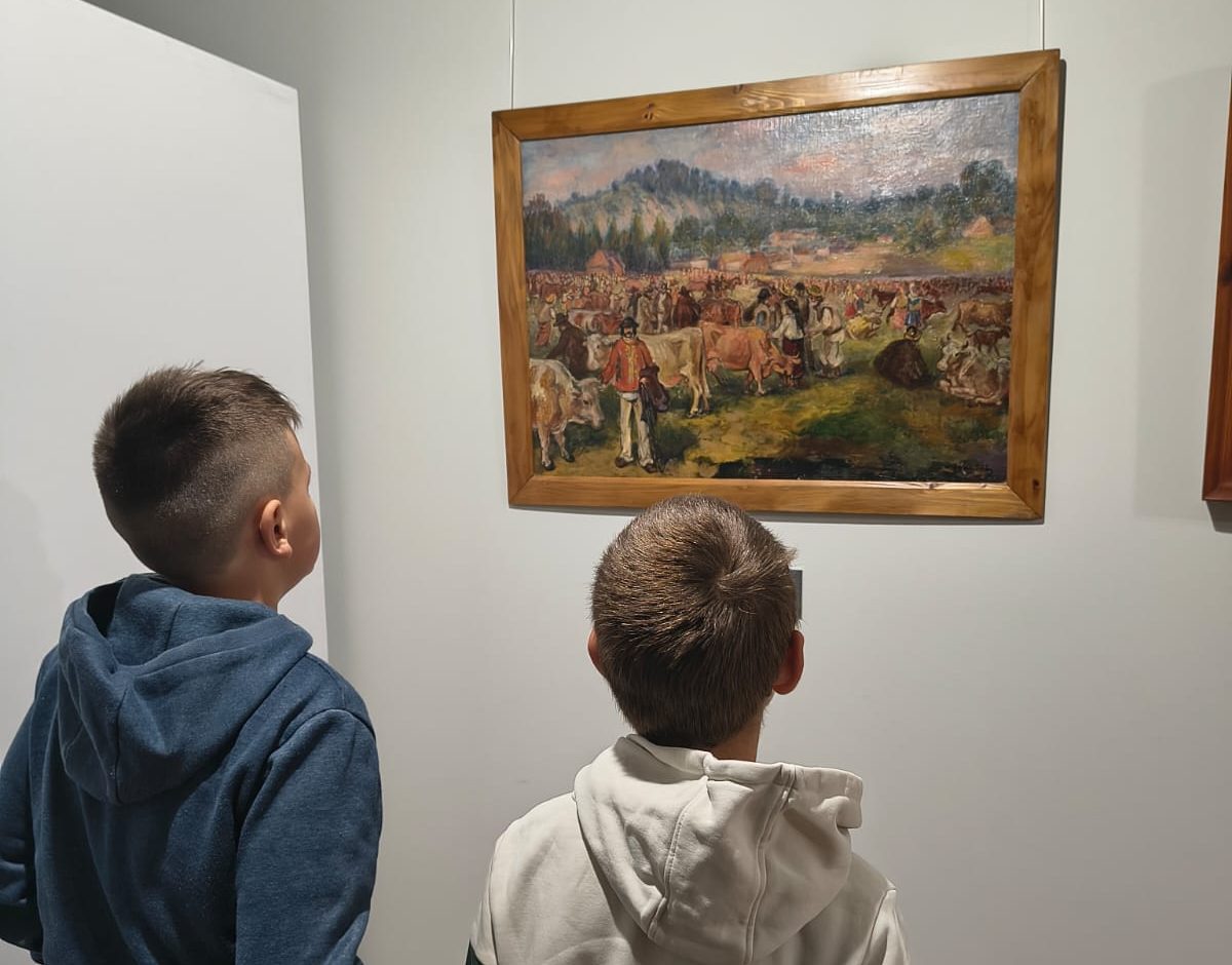 „Kresy w malarstwie polskim” – udział klas 4b, 5b, 5c, 7b i 8b w lekcji muzealnej
