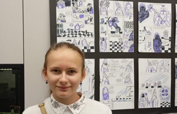I miejsce Weroniki w konkursie „Stwórz komiks”